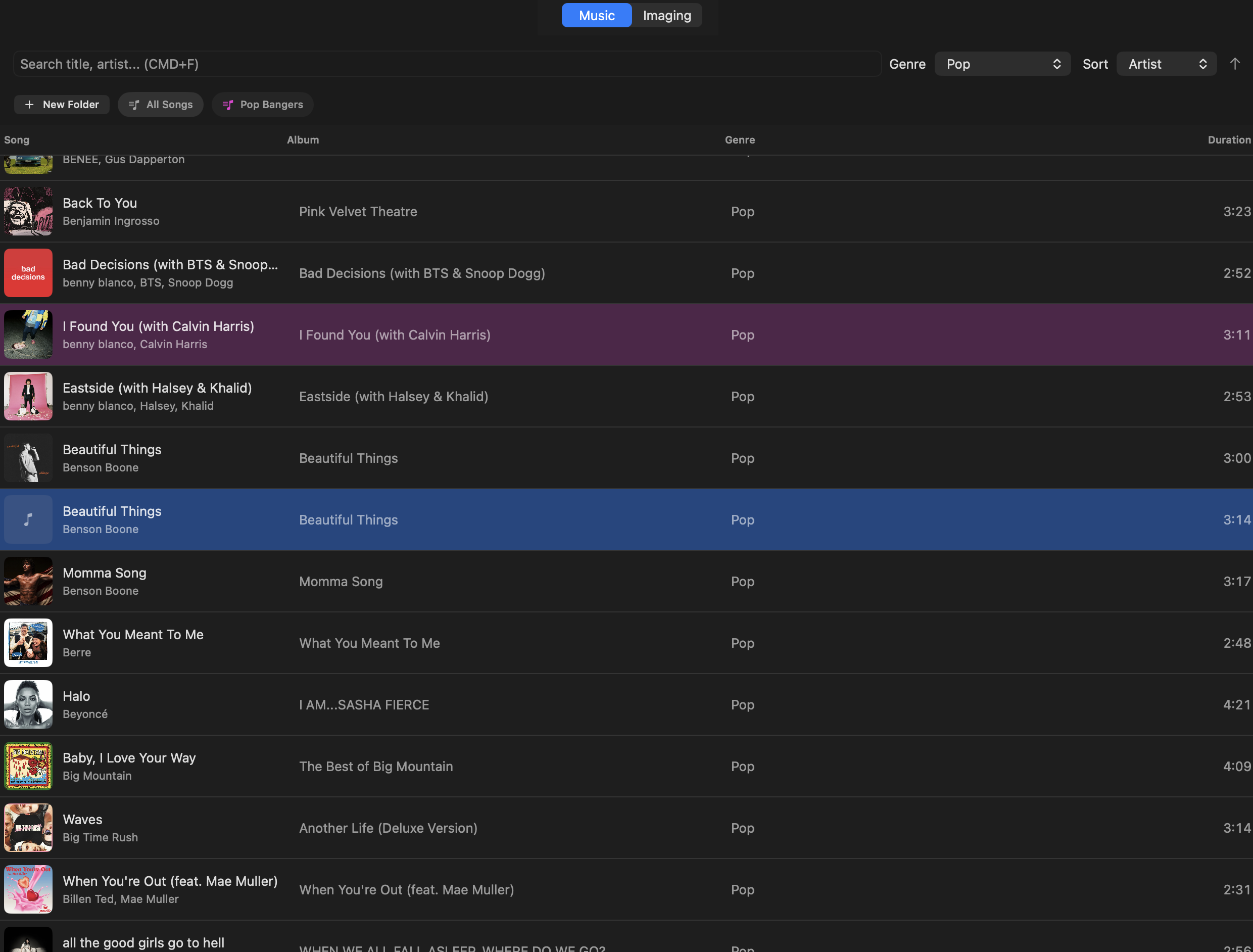 Music library